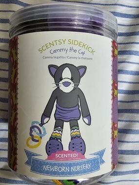 Scentsy Cammy the Cat Plush Buddy - Newborn Nursery Scent